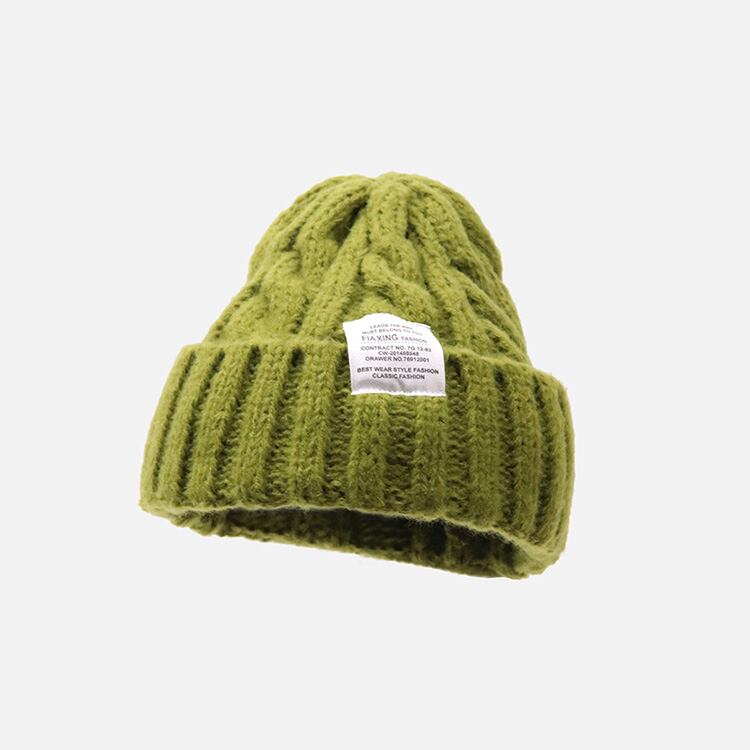 ★TWISTED WOOL KNIT HAT　　25189