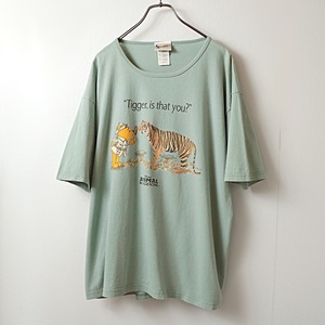 Disney ディズニー ”Tigger,is that you?” プーさん キャラクター プリント Tシャツ 古着 used
