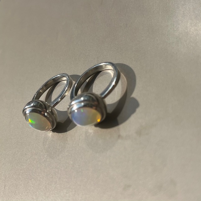 opal×silver925 リング