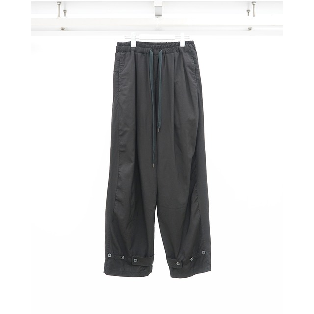 [The Viridi-anne] (ザヴィリディアン) VI-4019-04 GARMENT DYE WIDE TROUSERS