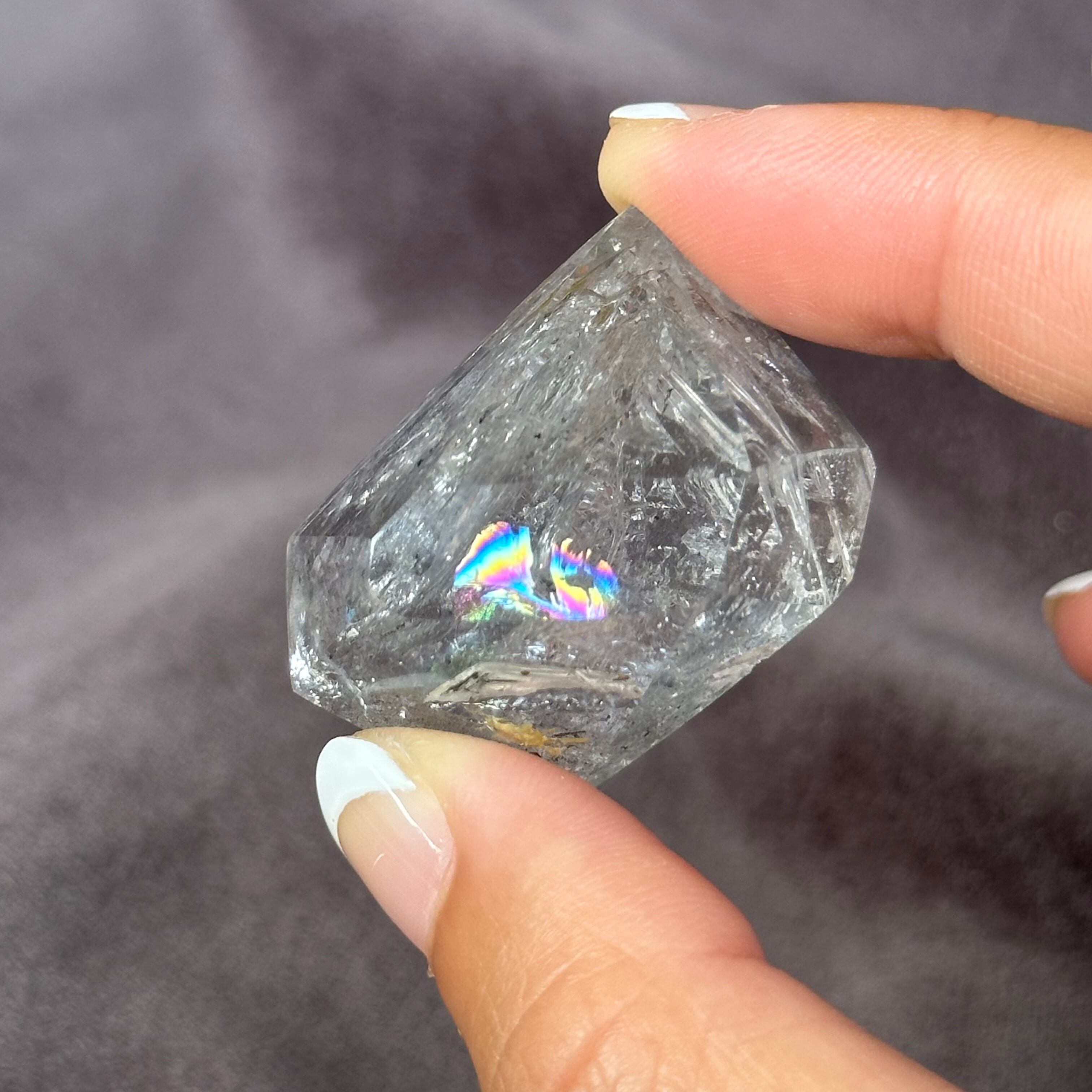 水入り 水晶】アイリス クォーツ フリーフォーム エンハイドロ