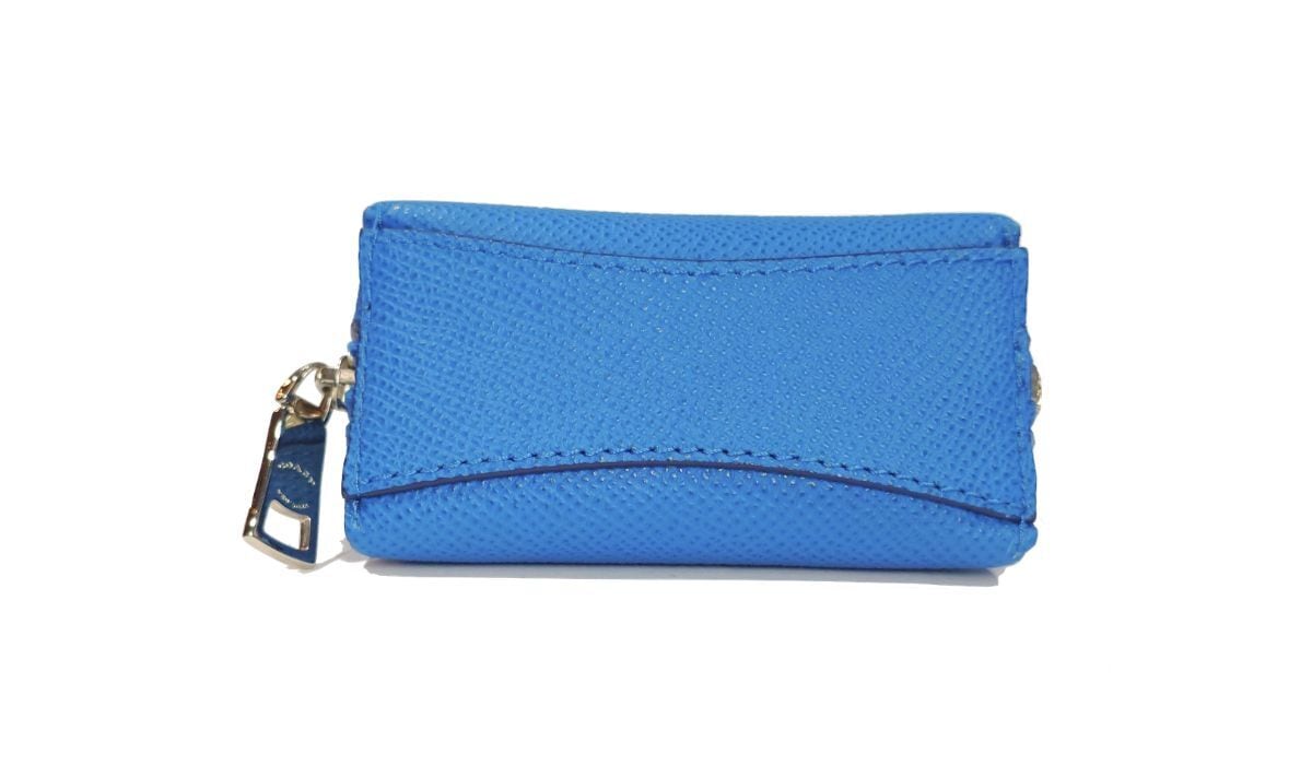 ★ 限定品！ 新品 COACH コーチ ケース 小銭入れ ブルー COACH コーチ レザー 三角 ミニ ポーチ コインケース 小銭入れ コスメ