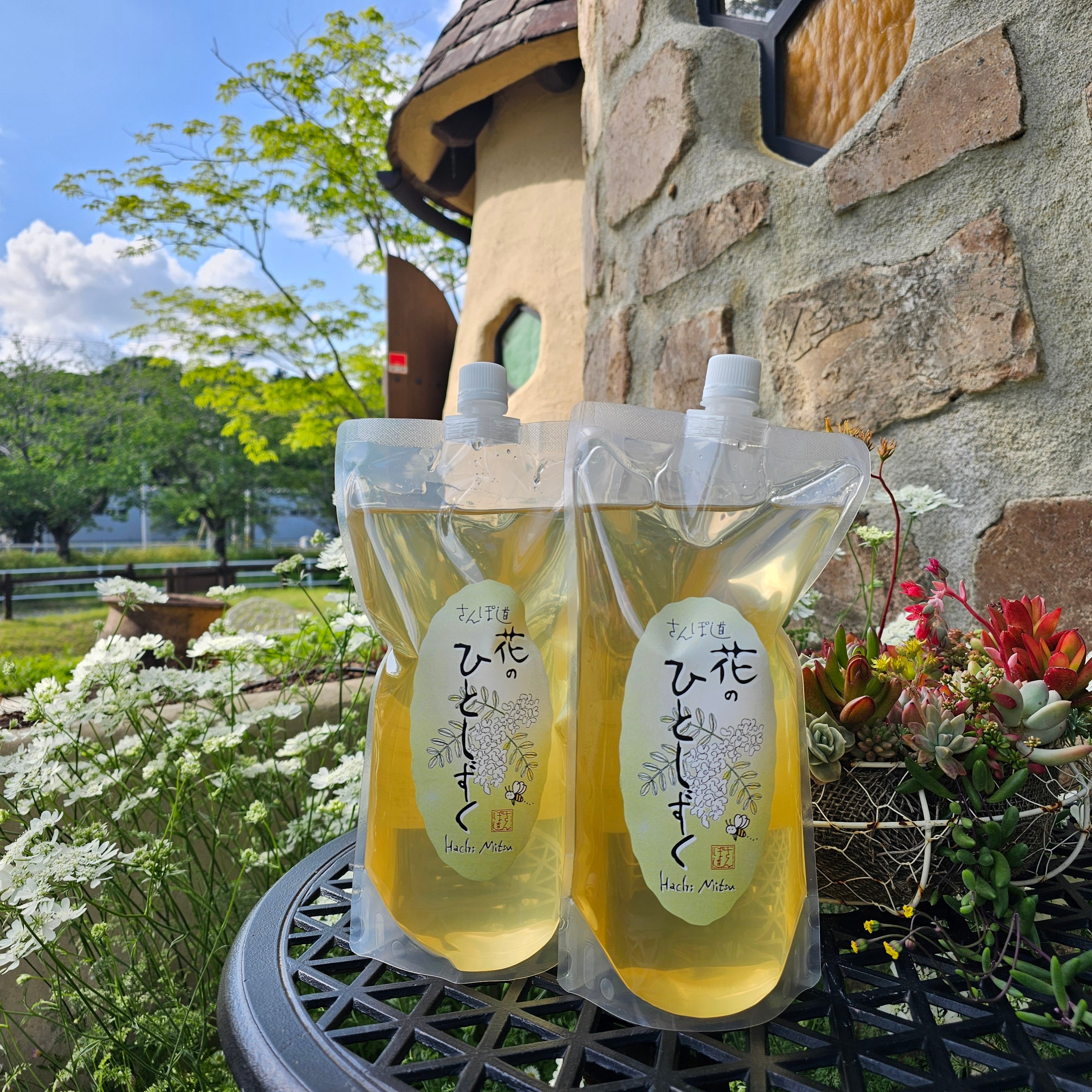 花のひとしずく エコパック1,500g | はちみつ専門店 豊川 みつばち村の