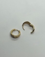 zirconia double hoop pierce