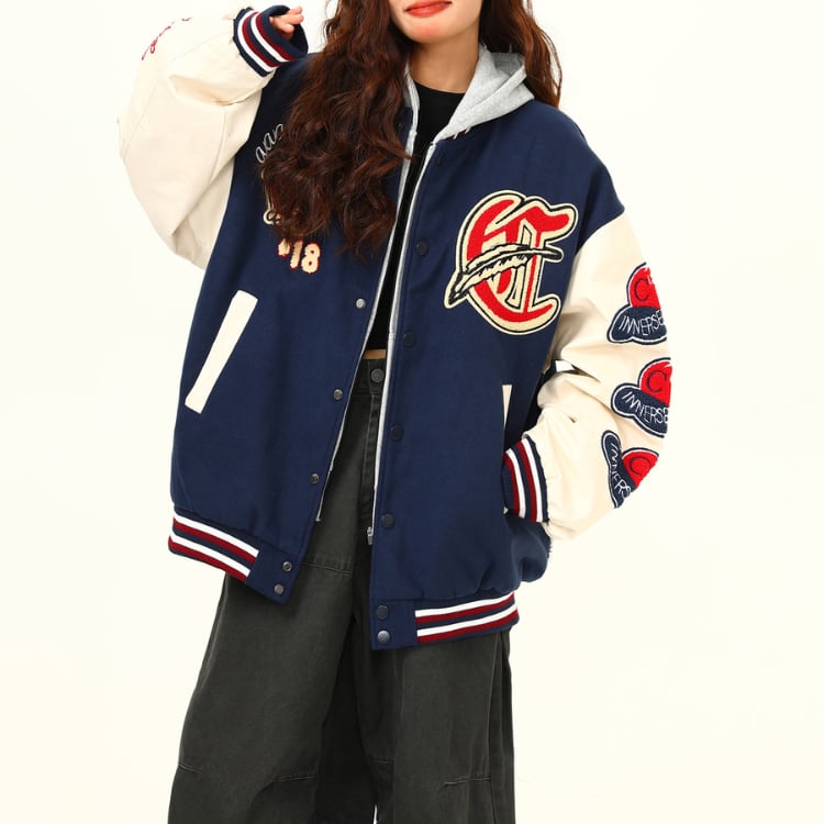 ワッペンデザインオーバースタジャンL00176