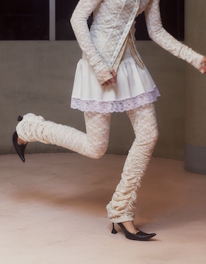 【26AW 予約販売】POOLDE プールデ / レギンス / Shadow Petal Leggings