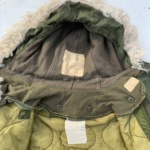 70's 80's U.S.ARMY PARKA EXTREME COLD WEATHER M-65 FISHTAIL PARKA