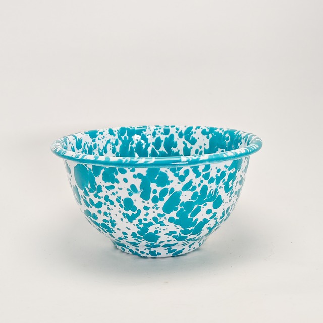 ヴィンテージ雑貨 Crow Canyon Home スモールボウル（ターコイズ スプラッターパターン）