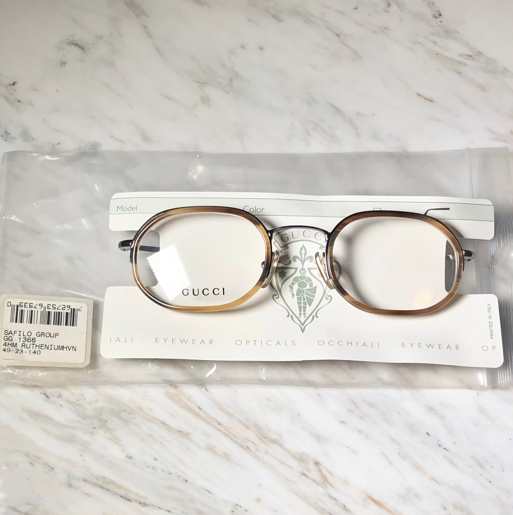 vintage GUCCI square frame glasses 