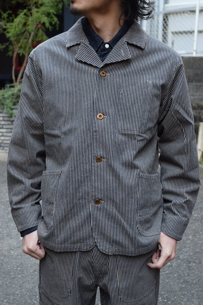 AT-DIRTY(アットダーティー) / ATD WORKERS JACKET (BROWN HICKORY