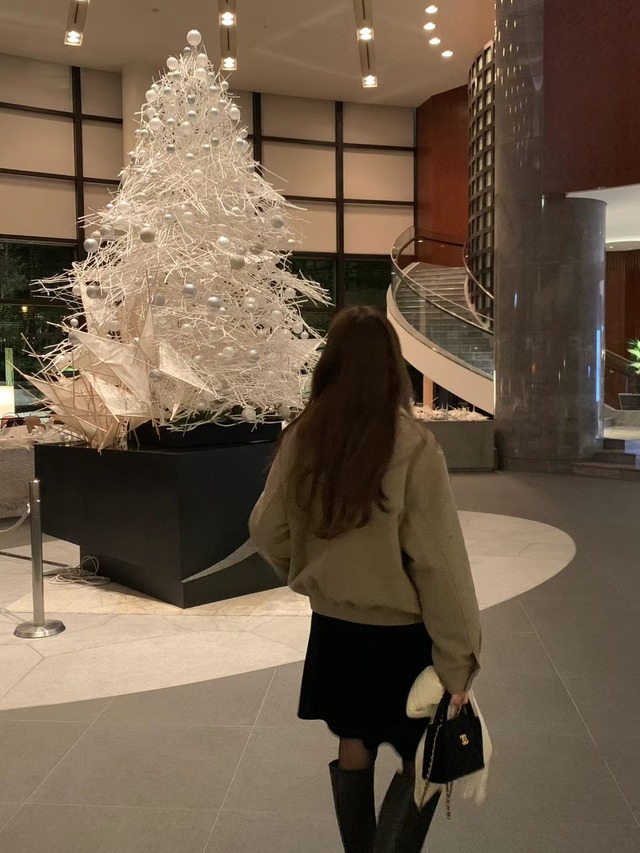 (OUNCE)  teddy wool fur collar  jacket / 2color