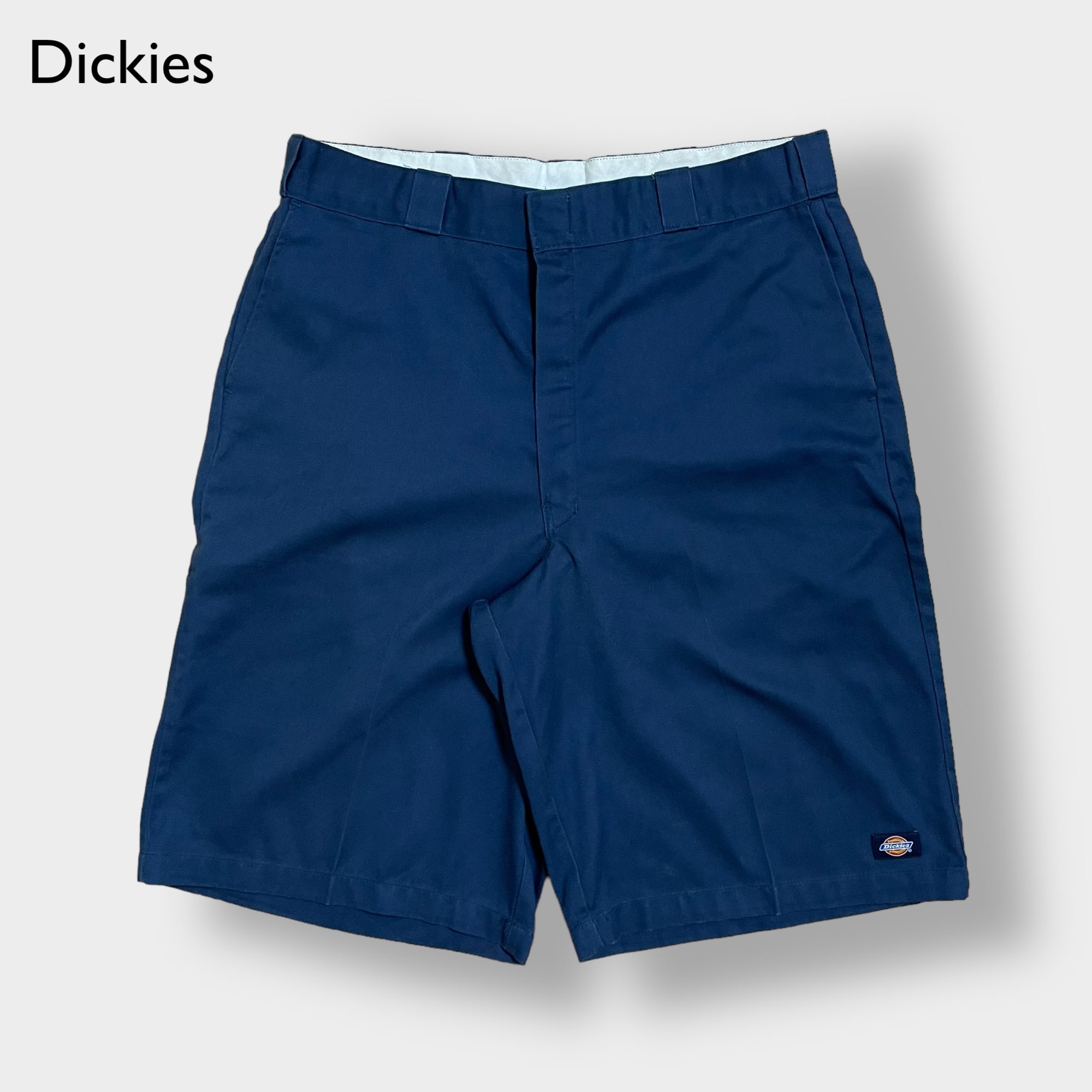 Dickies】ショートパンツ ハーフパンツ ワークパンツ IDEALジップ ロゴ