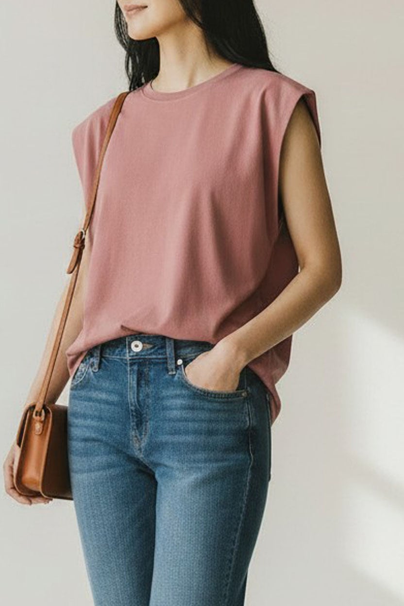 スリーブレストップ/ SLEEVELESS TOP (26S32012K)
