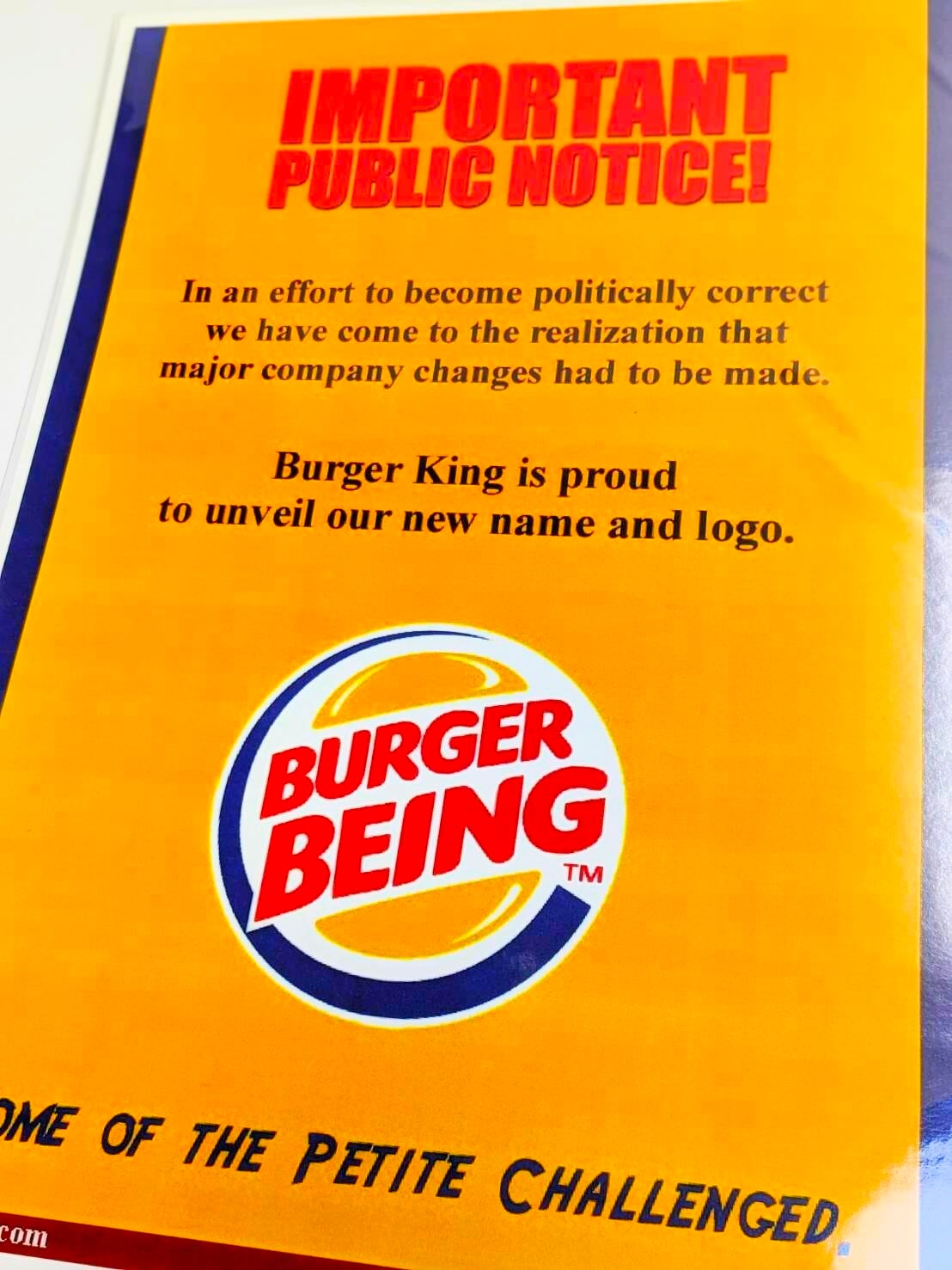送料無料！ちょうどいいB4ポスター【バーガーキング BURGER KING】〚アメリカン雑貨 アメトイ〛