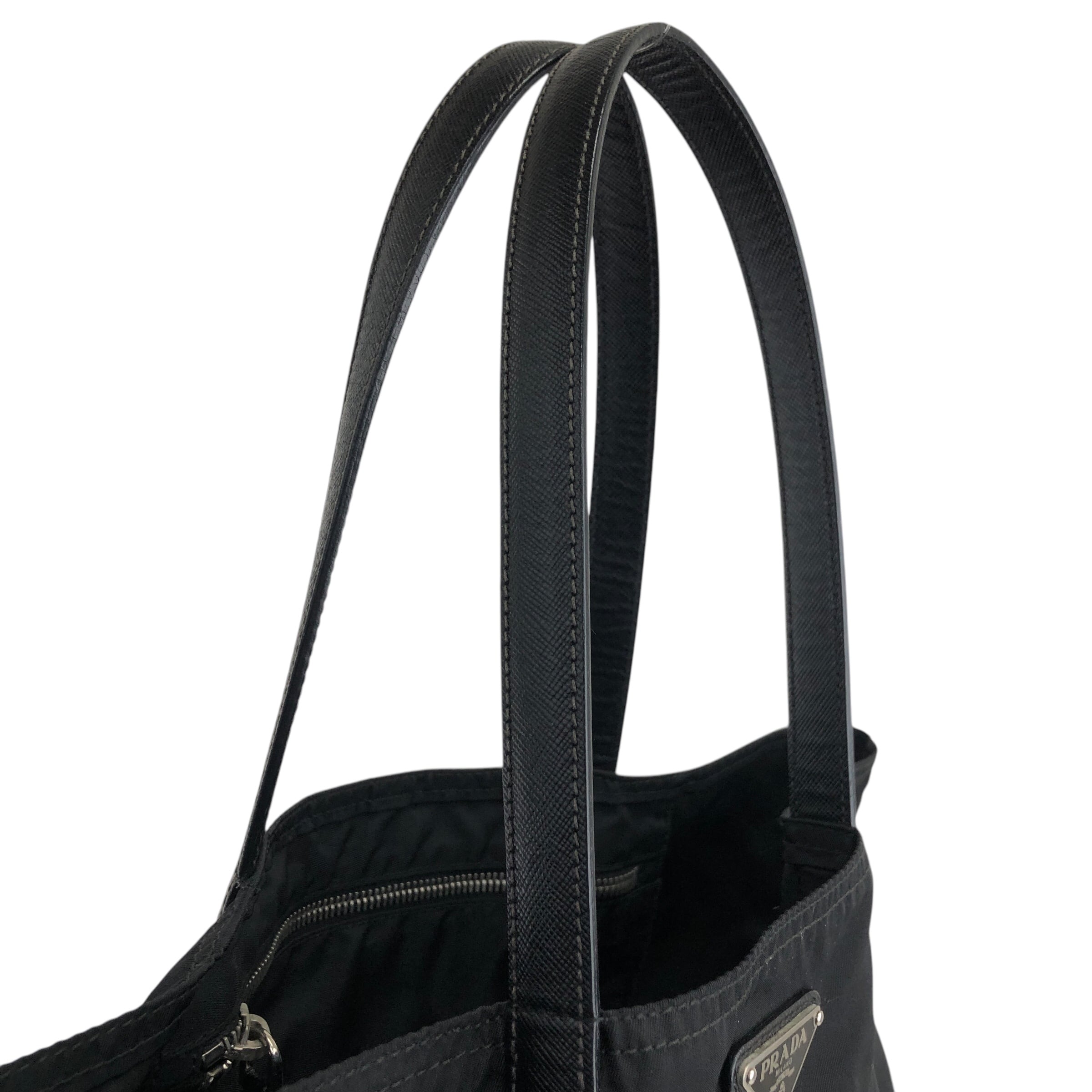 PRADA プラダ トートバッグ ブラック トライアングルロゴ ナイロン