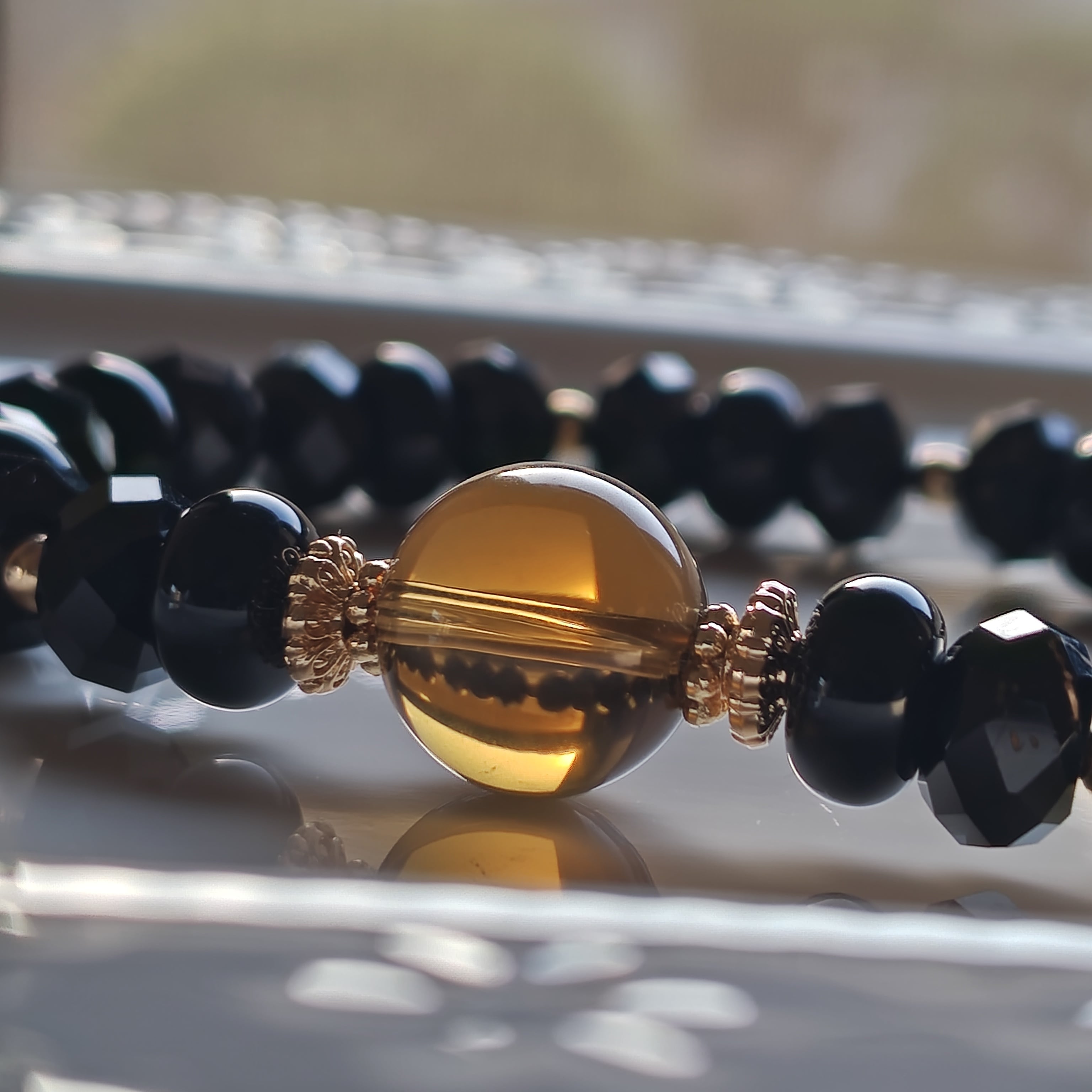 新作♡ルドラクシャ、財神天珠、平安十字天珠、グアテマラ産ブルー系