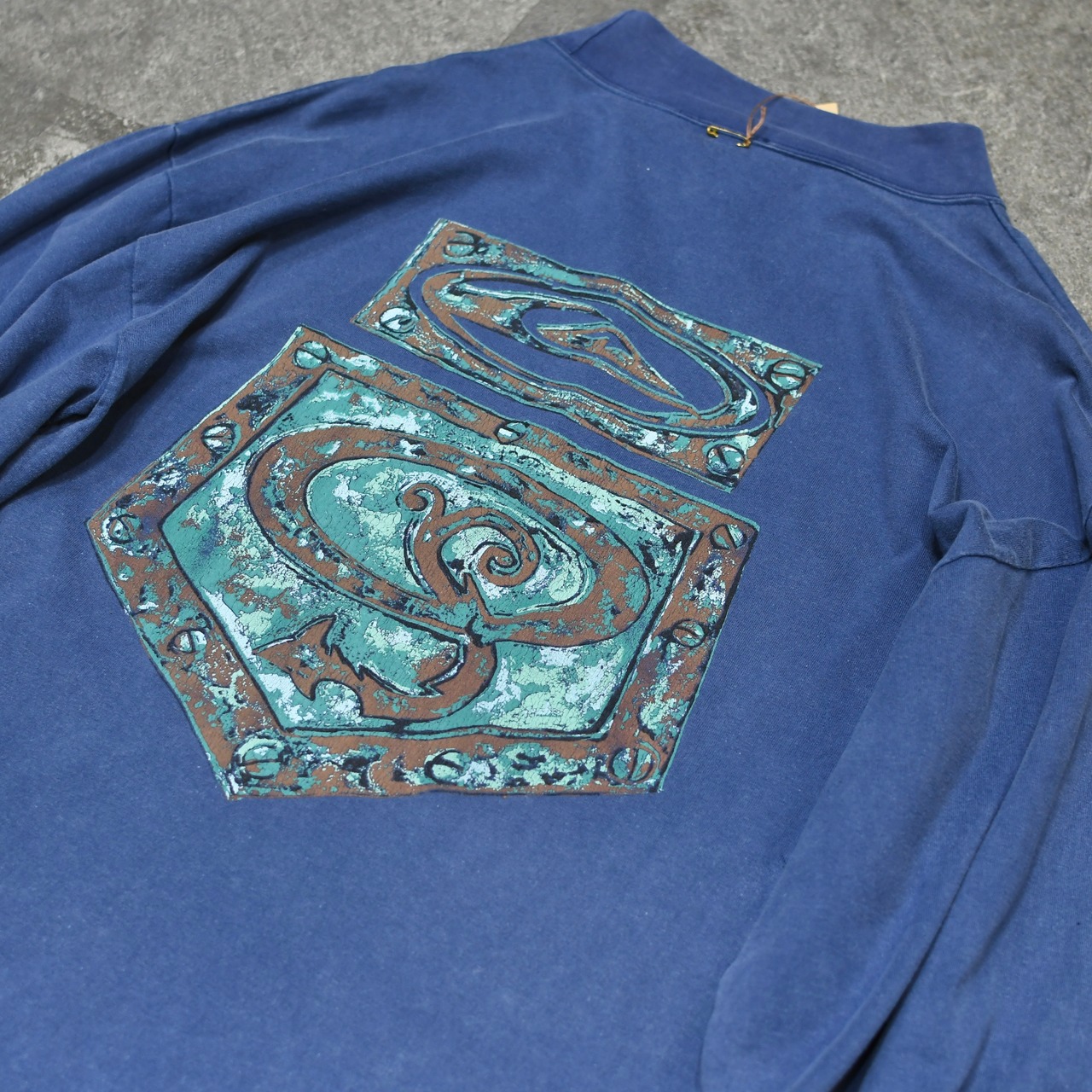 QUICK SILVER mock neck long sleeve tee