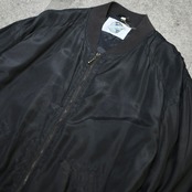 black silk blouson