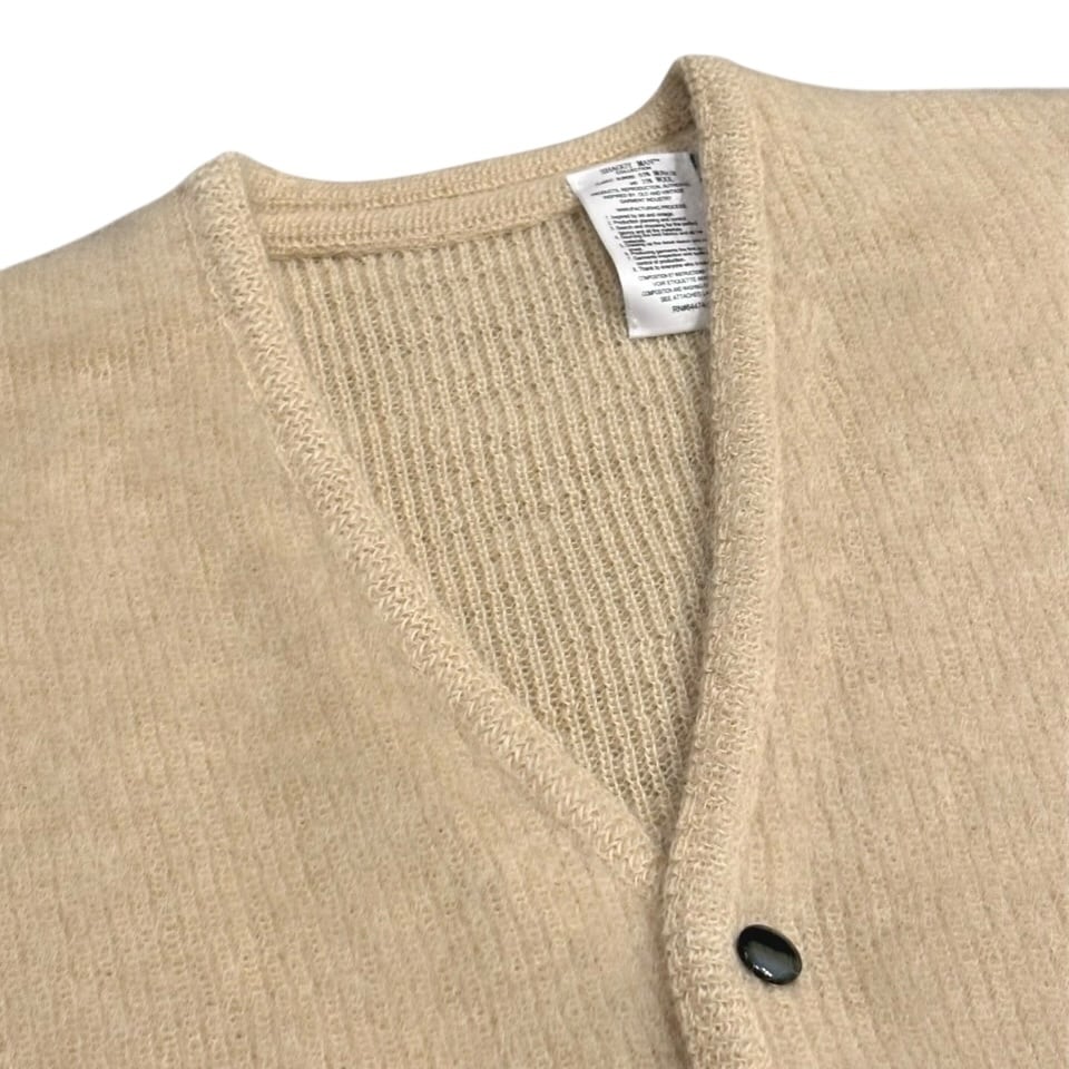 A.R.P.®︎ Shaggy Man™︎ Mohair Cardigan W/Pocket - Dark Natural