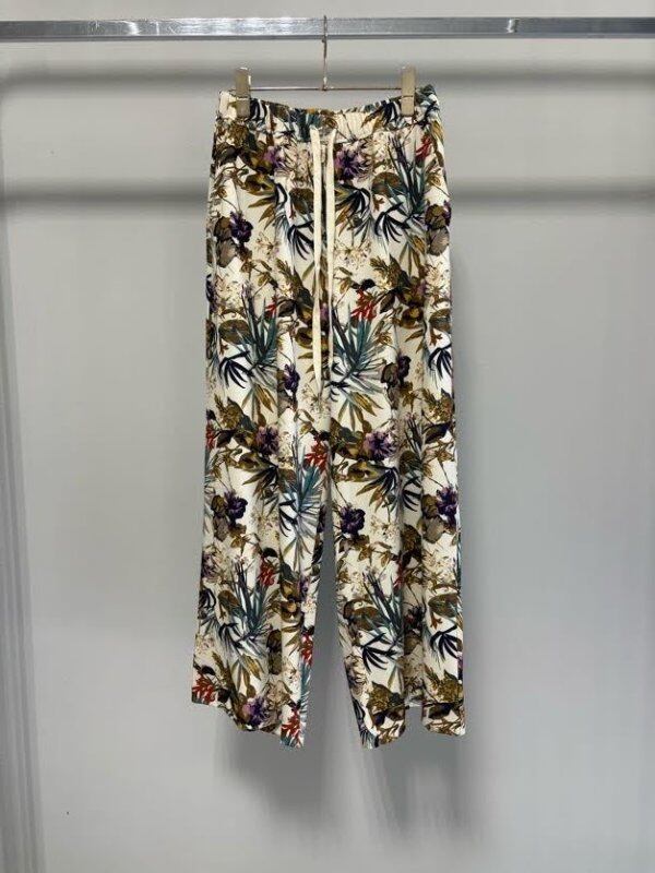 【1月下旬〜2月上旬入荷次第お届けのご予約】 MARGAUX VINTAGE/マルゴーヴィンテージ ボタニカル柄パンツ MG PT - 27011 - S