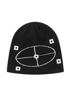 7440 37 1 Brand Logo Knit Beanie