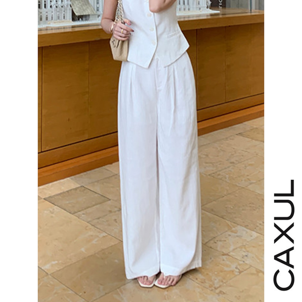 Modern Tailored Wide Pants/2color