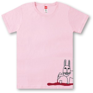 #315 Tシャツ RABBIT/PNK