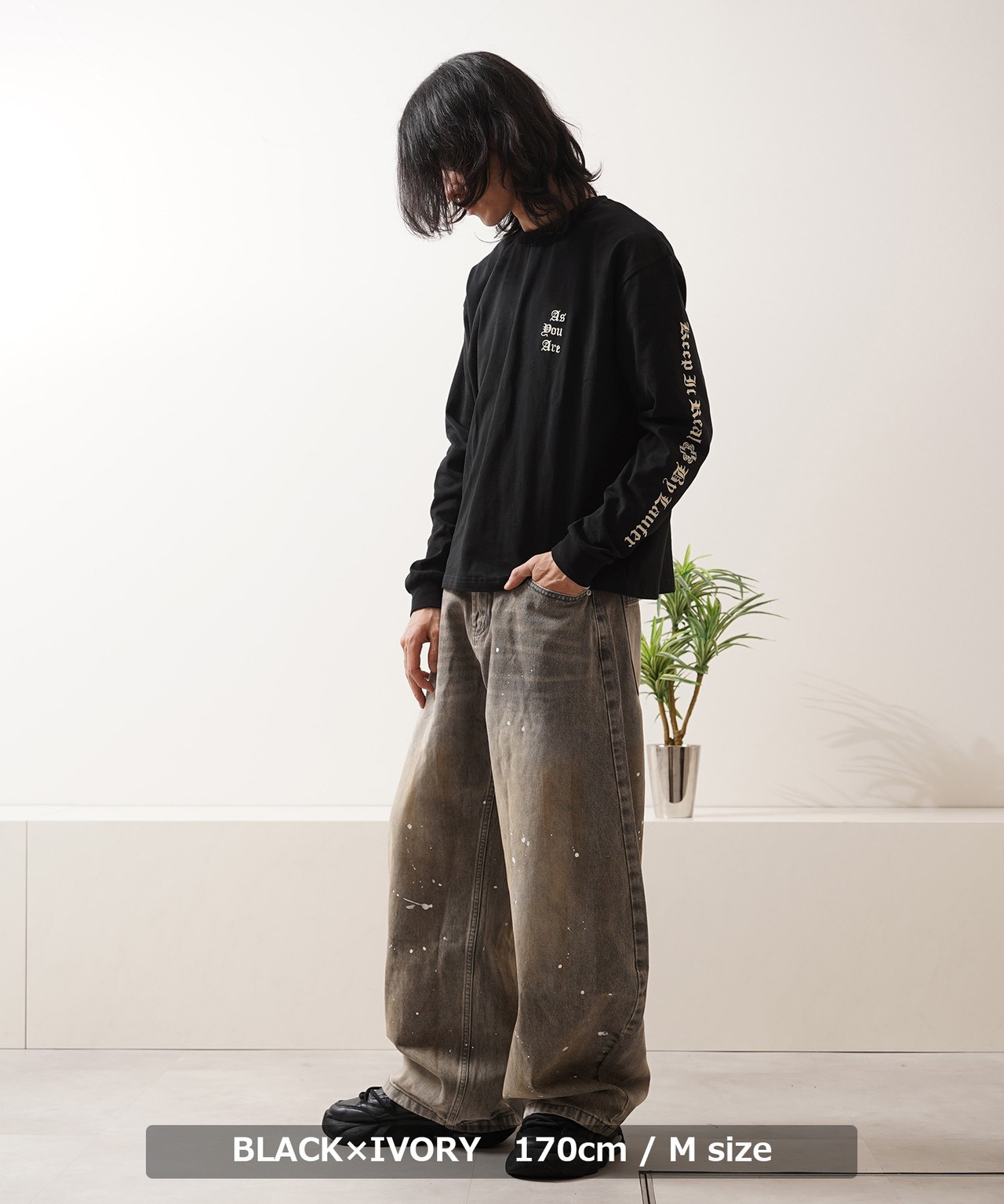 ◆As You Are  袖ロゴ L/S Tee◆lf-26003