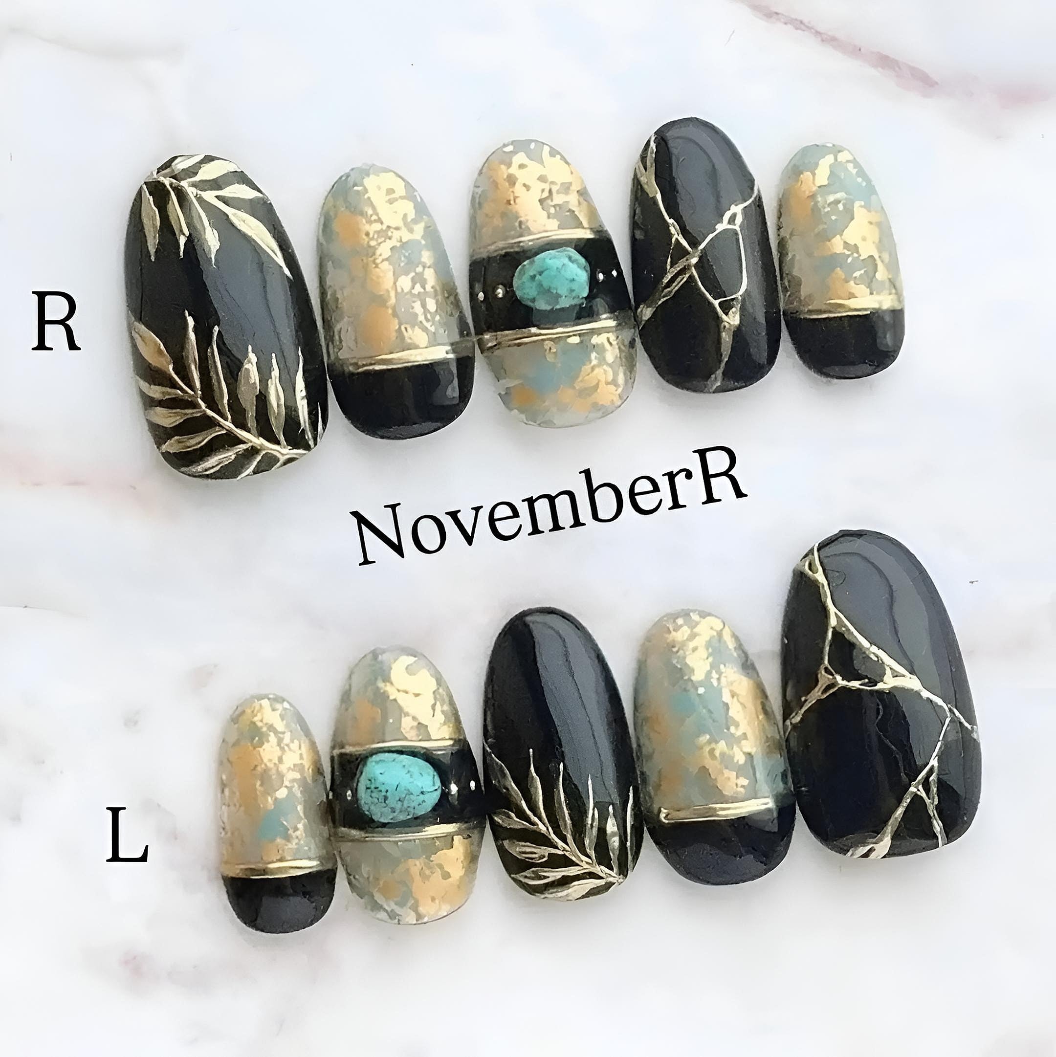 LA886☆エスニックリゾートネイルチップ | NovemberR 〰️ネイルチップ