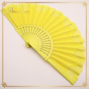 フラメンコ 小物 Abanico Español 34cm アバニコ イエロー系 ゴールド系 レース 扇子 せんす 黄色 柄 模様 小道具 ダンス小物 華やか 練習 レッスン 舞台 発表会 イベント ダンス ステージ フラメンコ小物 明るい 鮮やか かわいい