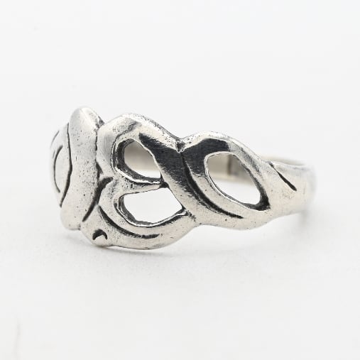 Open Work Fancy Abstract Design Top Ring #10.0 / Denmark