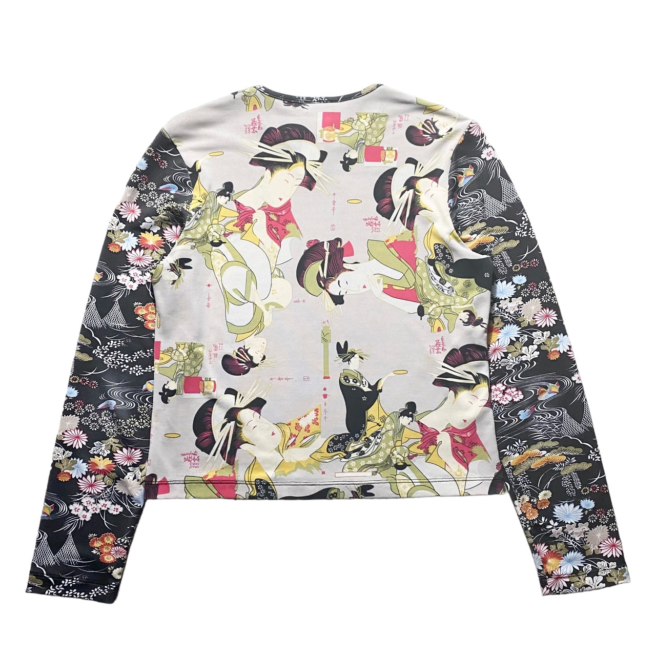 vintage 1990’s “浮世絵” stretch L/S tee