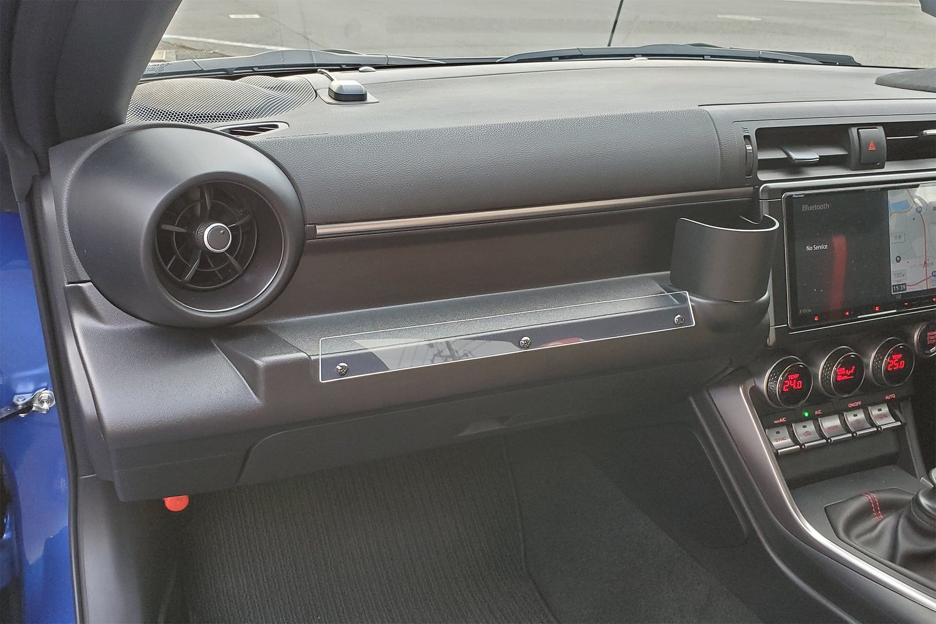 スバルBRZ用】ドリンクホルダー付きテーブル「ブラック」ZD8 | wonder