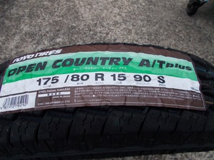 OPEN COUNTRY A/T PLUS　175/80R15　4本セット