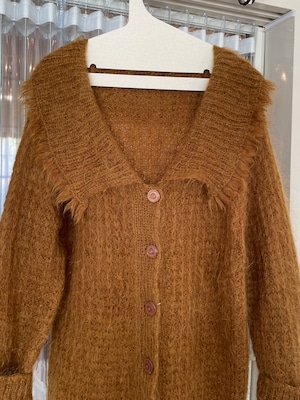 Knitted Mohair Cardigan