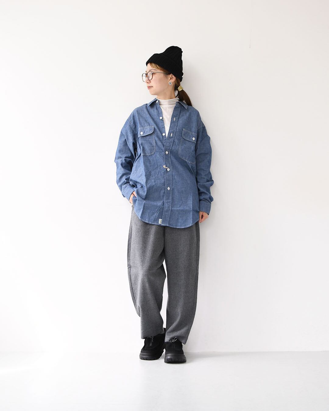 orslow [オアスロウ] CHAMBRAY WORK SHIRT [01-8064-84] シャンブレー