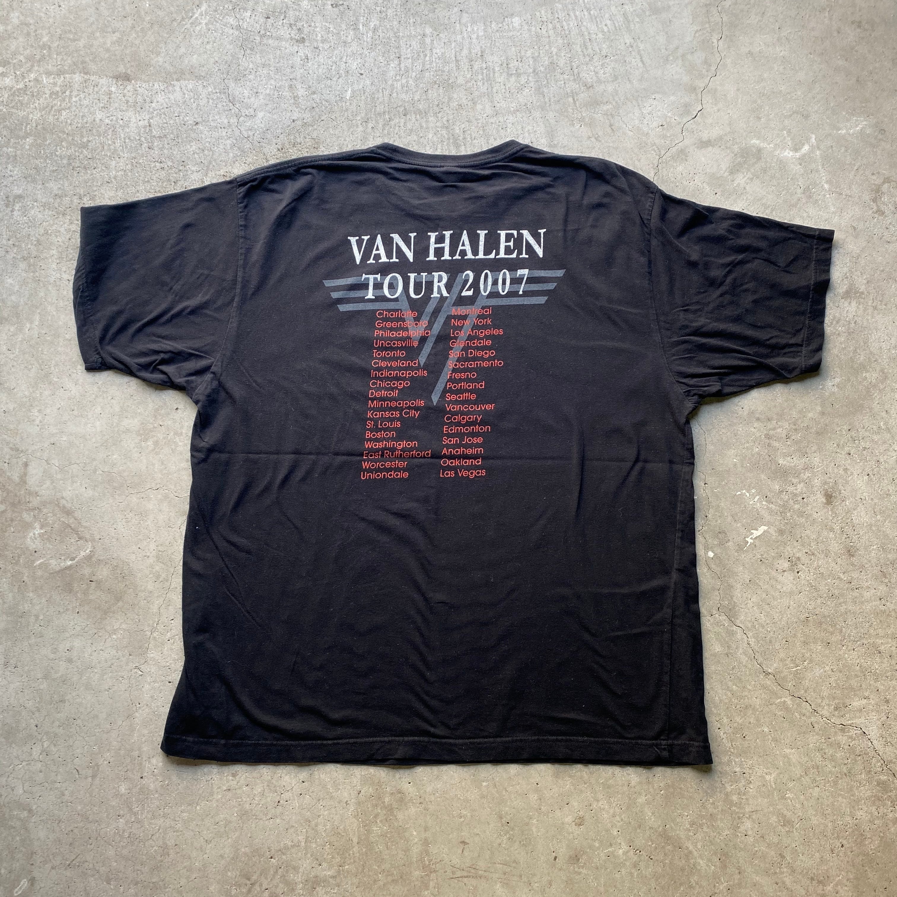 VAN HALEN ヴァンヘイレン TOUR 2007 バンドTシャツ メンズ2XL