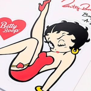 ✨️みんなメロメロ♡✨️送料無料!【 Betty Boop(ベティブープ) 】 STICKER(ステッカー)/ シール / ベティちゃん 〚アメリカン雑貨 アメトイ〛