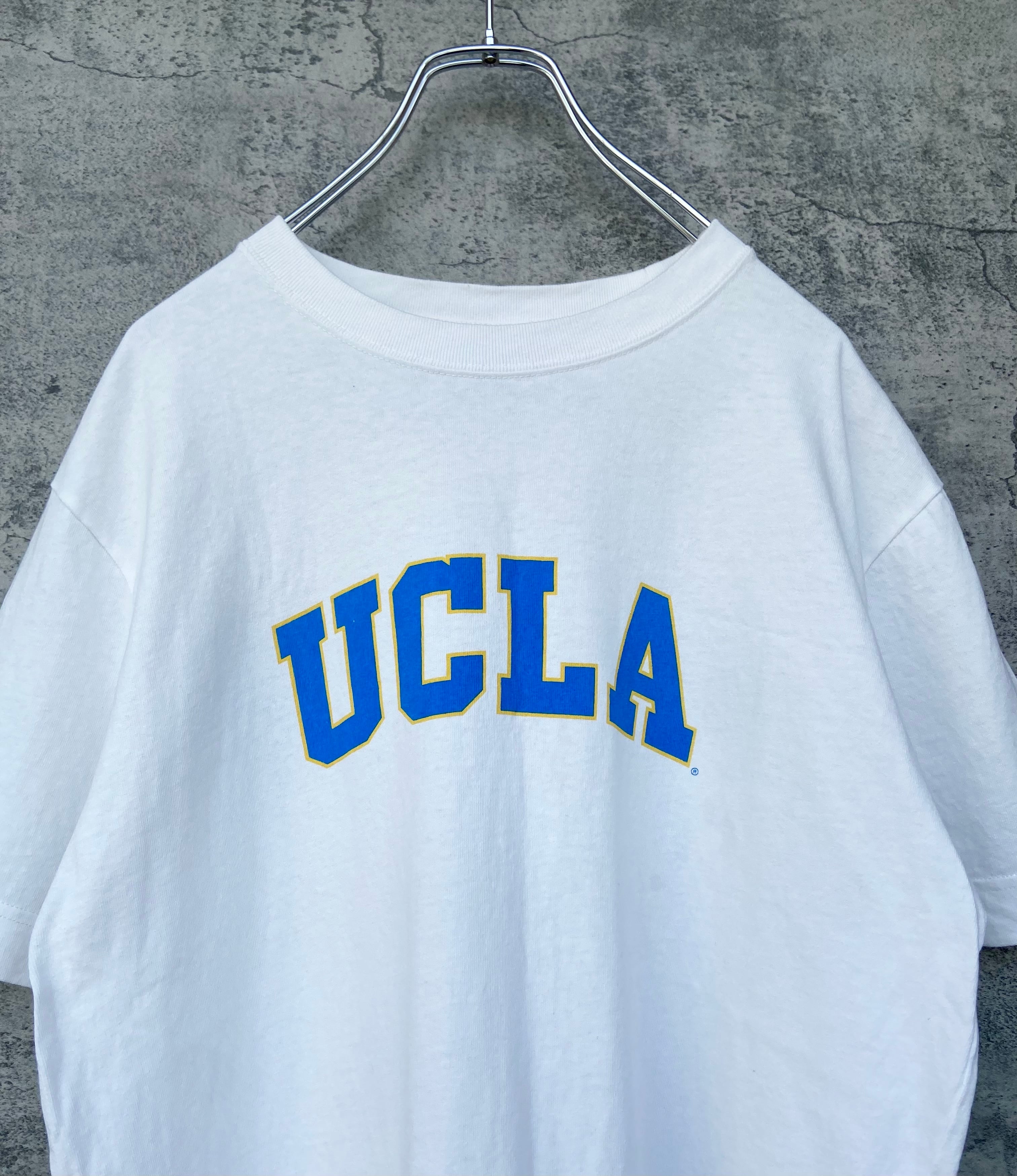 カレッジロゴ UCLA 大学 白 Tシャツ ビッグロゴ