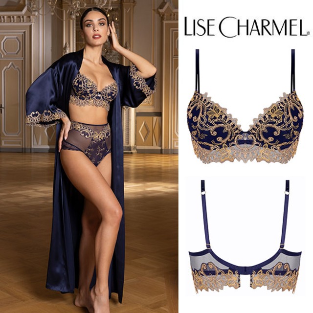 [M25mo] モールドカップブラ エンリッチバージョン(D,E) 品番ACM8925 ※大きめ注意 【LISE CHARMEL】【リズシャルメル】【インポートランジェリー】