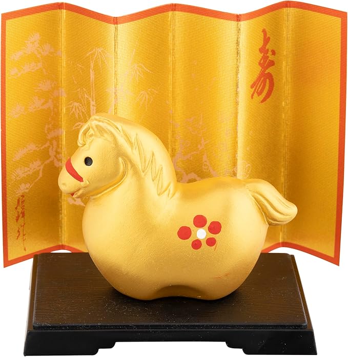 瀬戸陶芸社 2026年 干支 置物 置き物 コンパクト 午 馬 うま 正月飾り