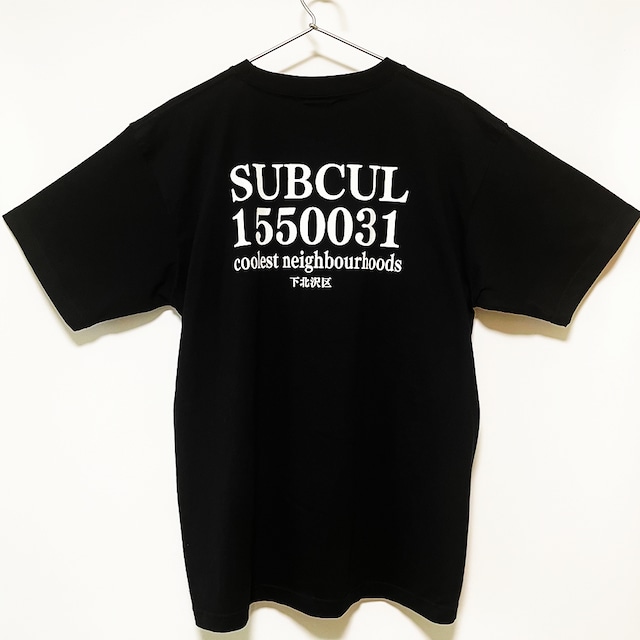 THE SHIMOKITA  Tshirt 【Black/White】（完全受注生産）
