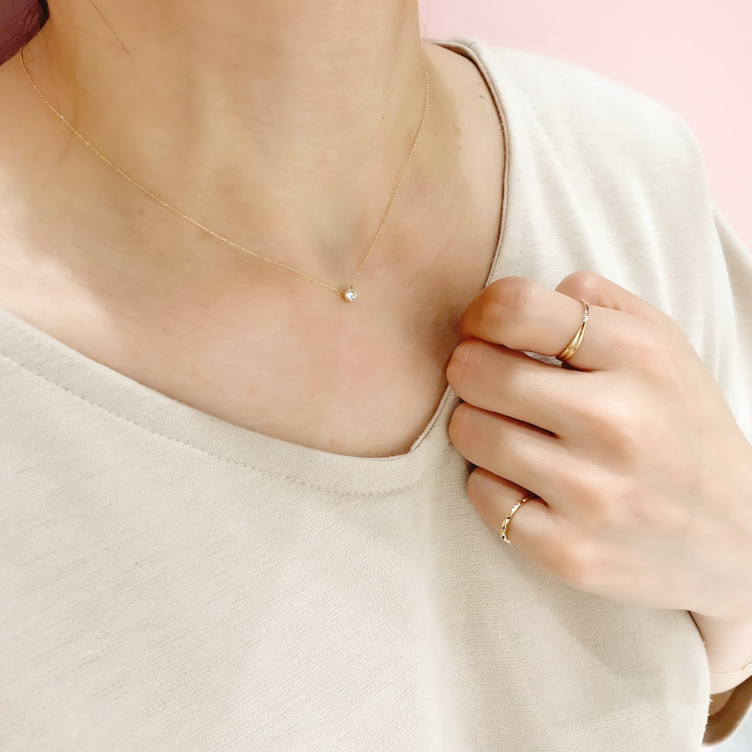 K18YGダイヤモンドネックレス 020201006772 | TODAY 