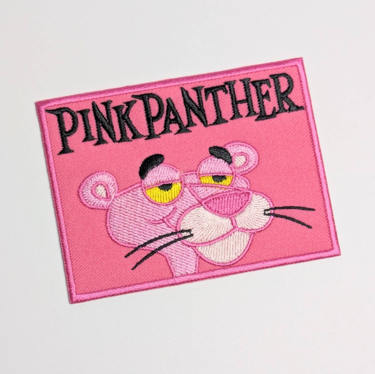 送料無料！ ★刺繍アイロンワッペン★【 The Pink Panther （ピンクパンサー）】 〚アメリカン雑貨 アメトイ〛