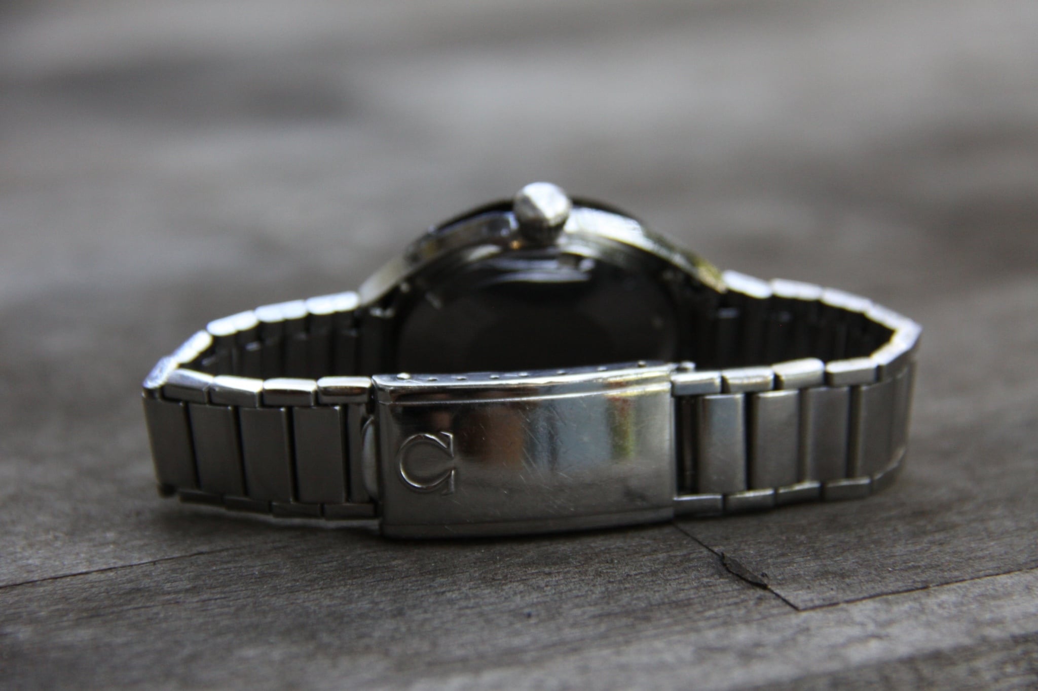 OMEGA】1960s シーマスター120 ボーイズサイズ 純正キャタピラブレス/3