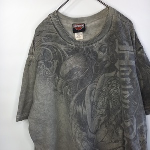 ハーレーダビットソン　プリントTシャツ　半袖　イーグル　アニマル　プリント