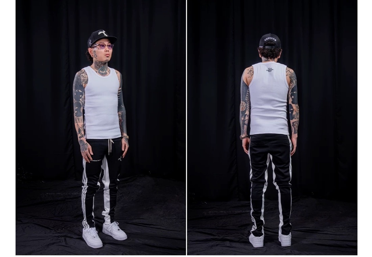 TGFCLUB line slim pants - 5