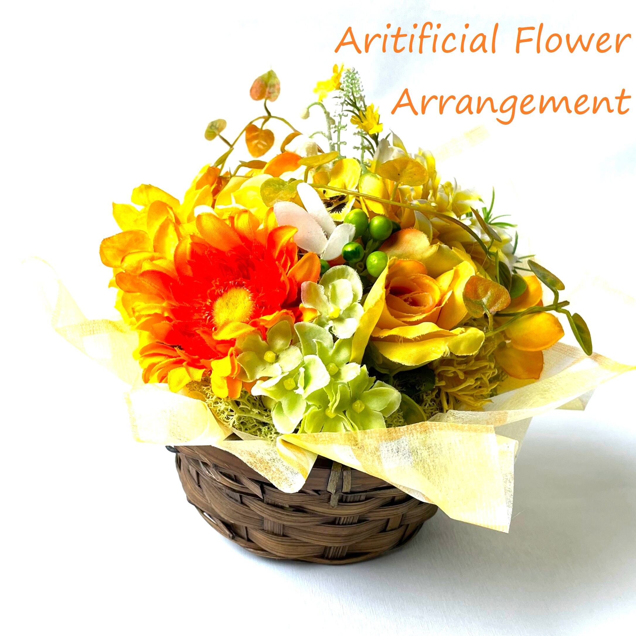 セミオーダー品】ボックスフラワーアレンジメント（角型