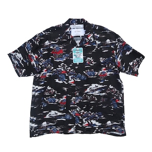 DAIRIKU 24SS "Cliff" Aloha Shirt (Black)