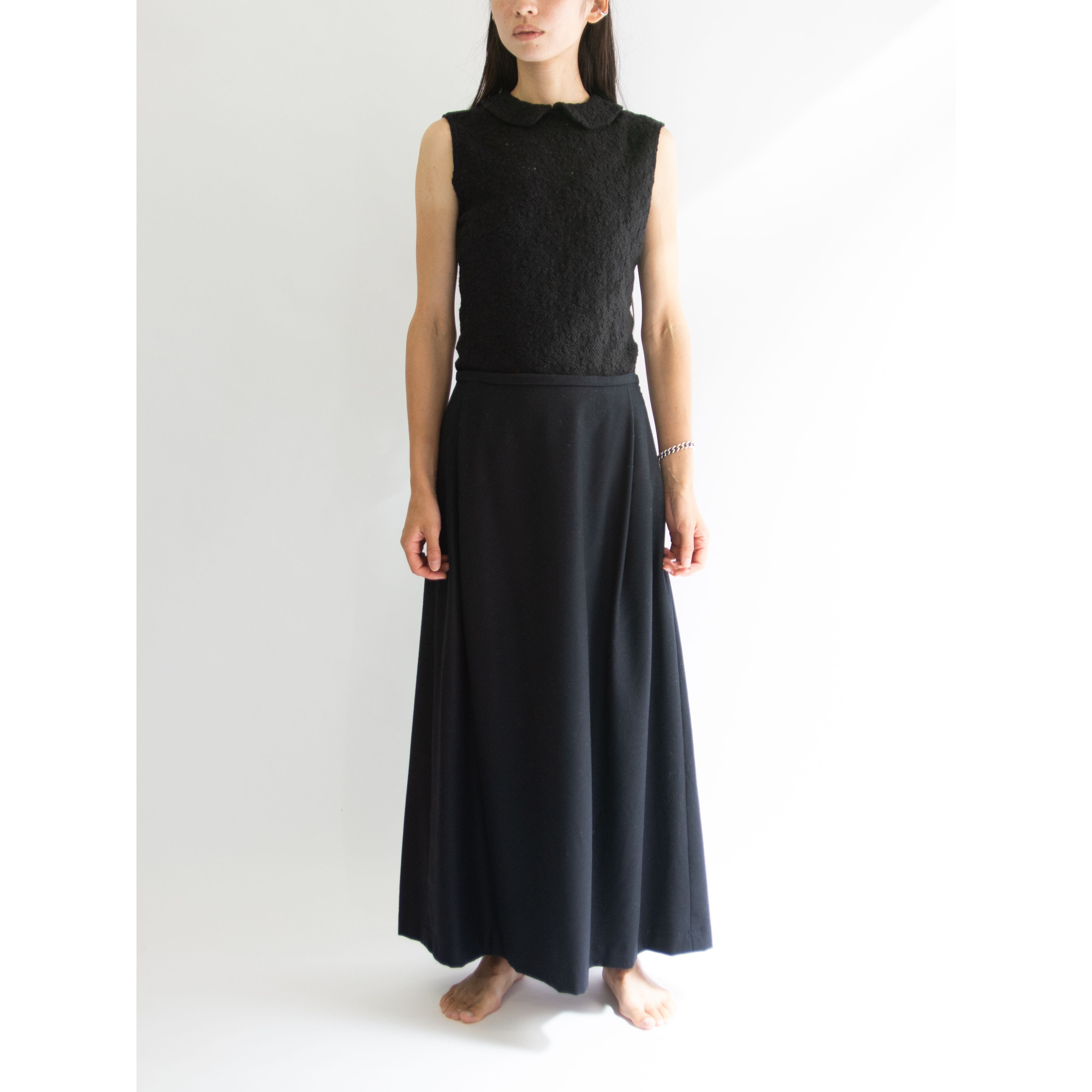 【PARC LAMU】Made in Japan 100% Wool Flannel Skirt（パルクラミュー 日本製 ウールフランネル フレアスカート）